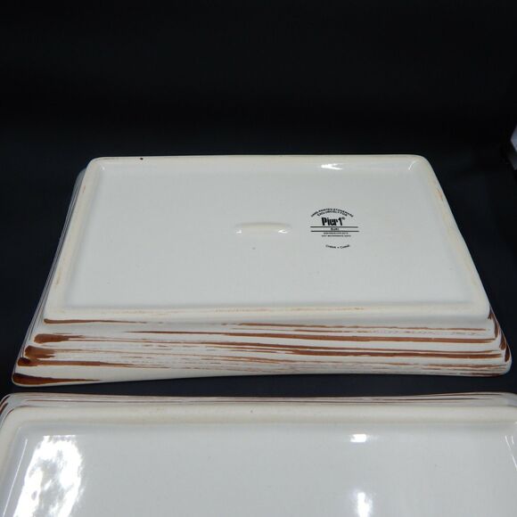 Pier 1 Suki Sushi Serving Set for 2 Plates Trays Dipping Bowls Chopstick Rests - Picture 8 of 9